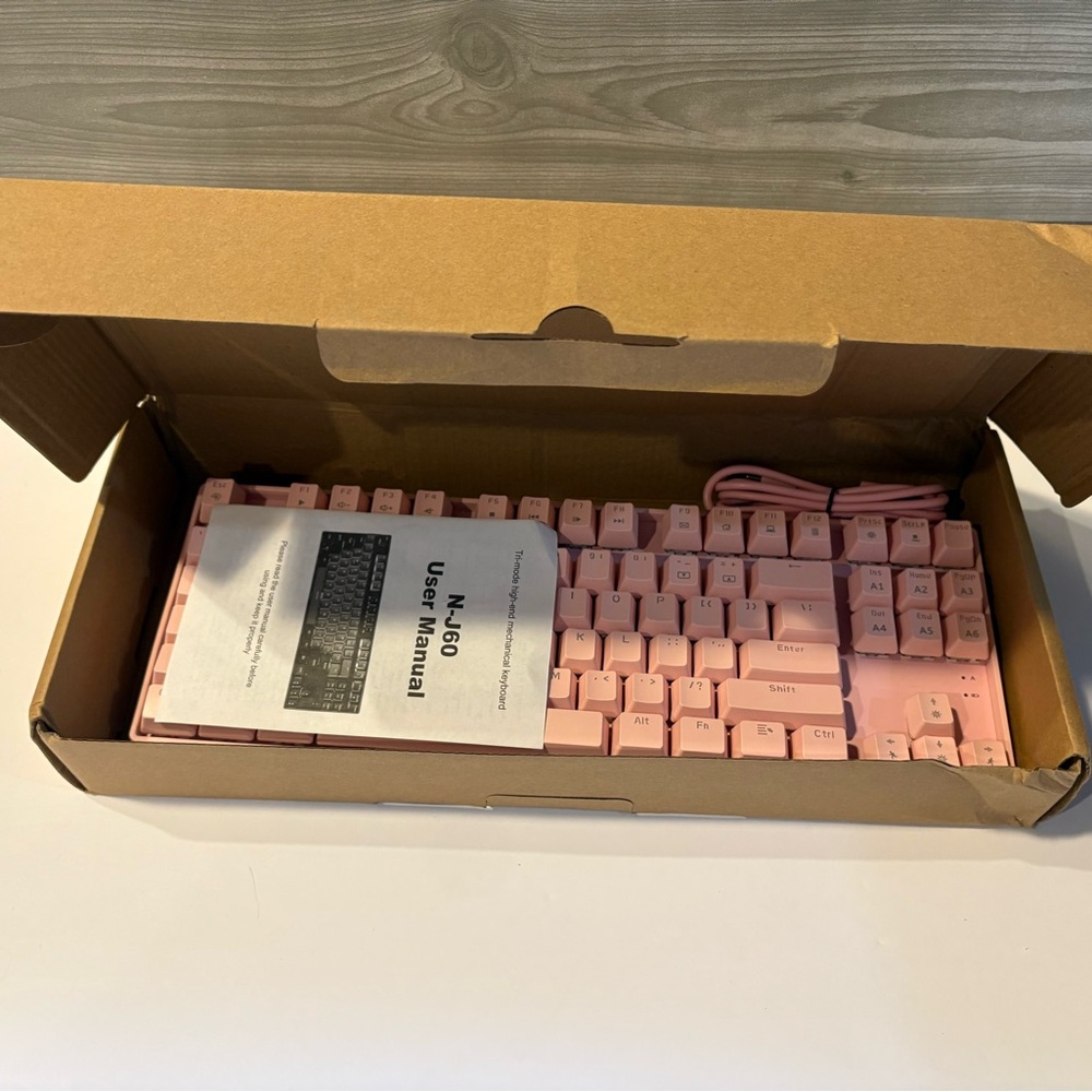 Pink Wireless Keyboard